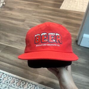 Boulevard Brewing Co. Red 'BEER' Cap